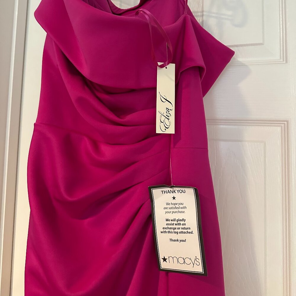 Eliza J NWT Beautiful long Fuschia Dress